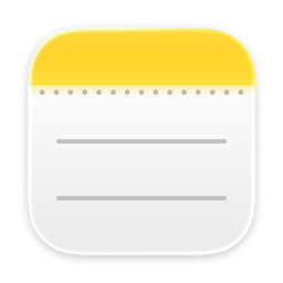 Apple Notes app icon